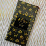 Photograph of product: Black & Gold Pot Leaf - Tissue Paper |