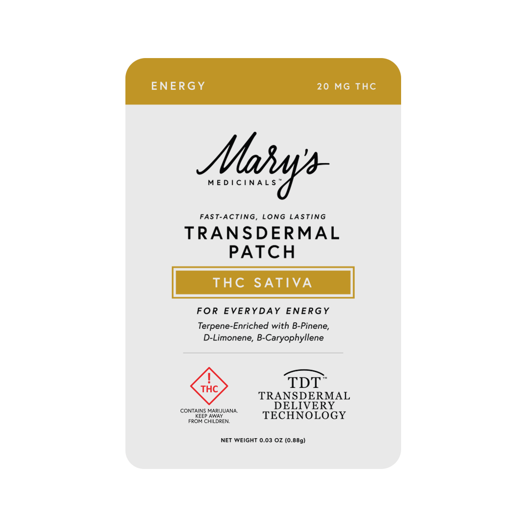 Photograph of product: MARY'S Oui'd PATCH - TH-oui - 20mg
