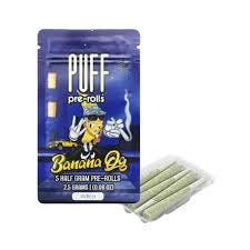 Photograph of product: Banana OG | Pre-Rolls (5-Pack) [2.5g] - 