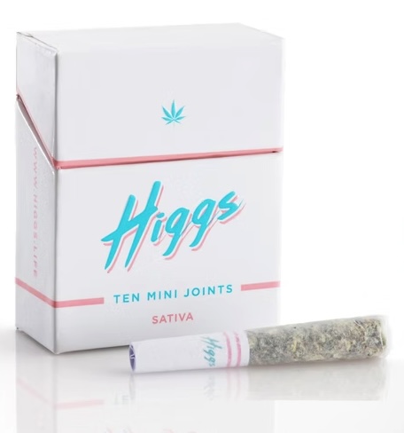 Photograph of product: Higgs Pre-Roll 10pk - 22's Joints (Oui'd)