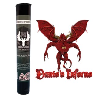 Photograph of product: Dante's Inferno-1g Pre-Roll TAC 30.40