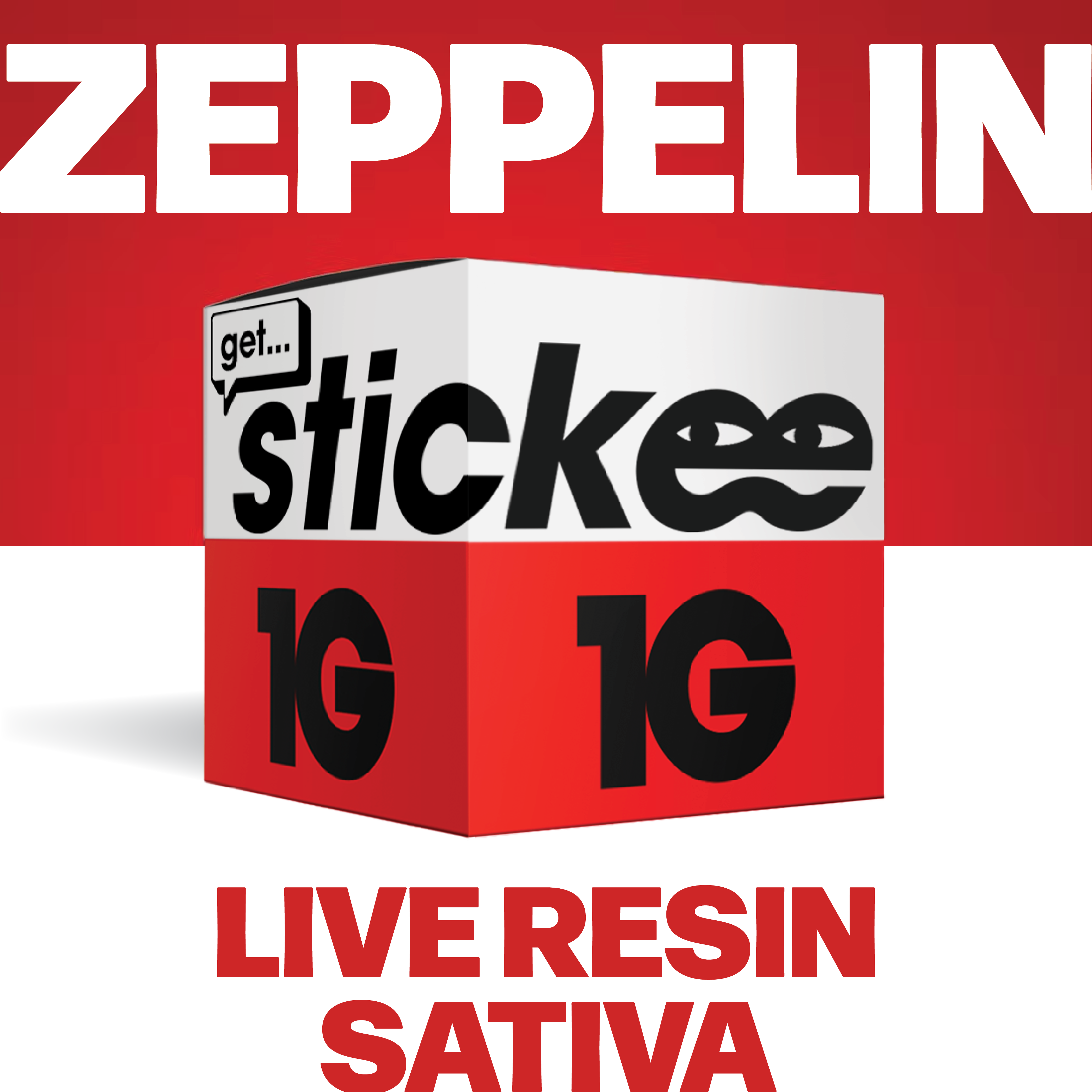 Photograph of product: STICKEE | Zepplin | 1G | Live Resin Concentrate