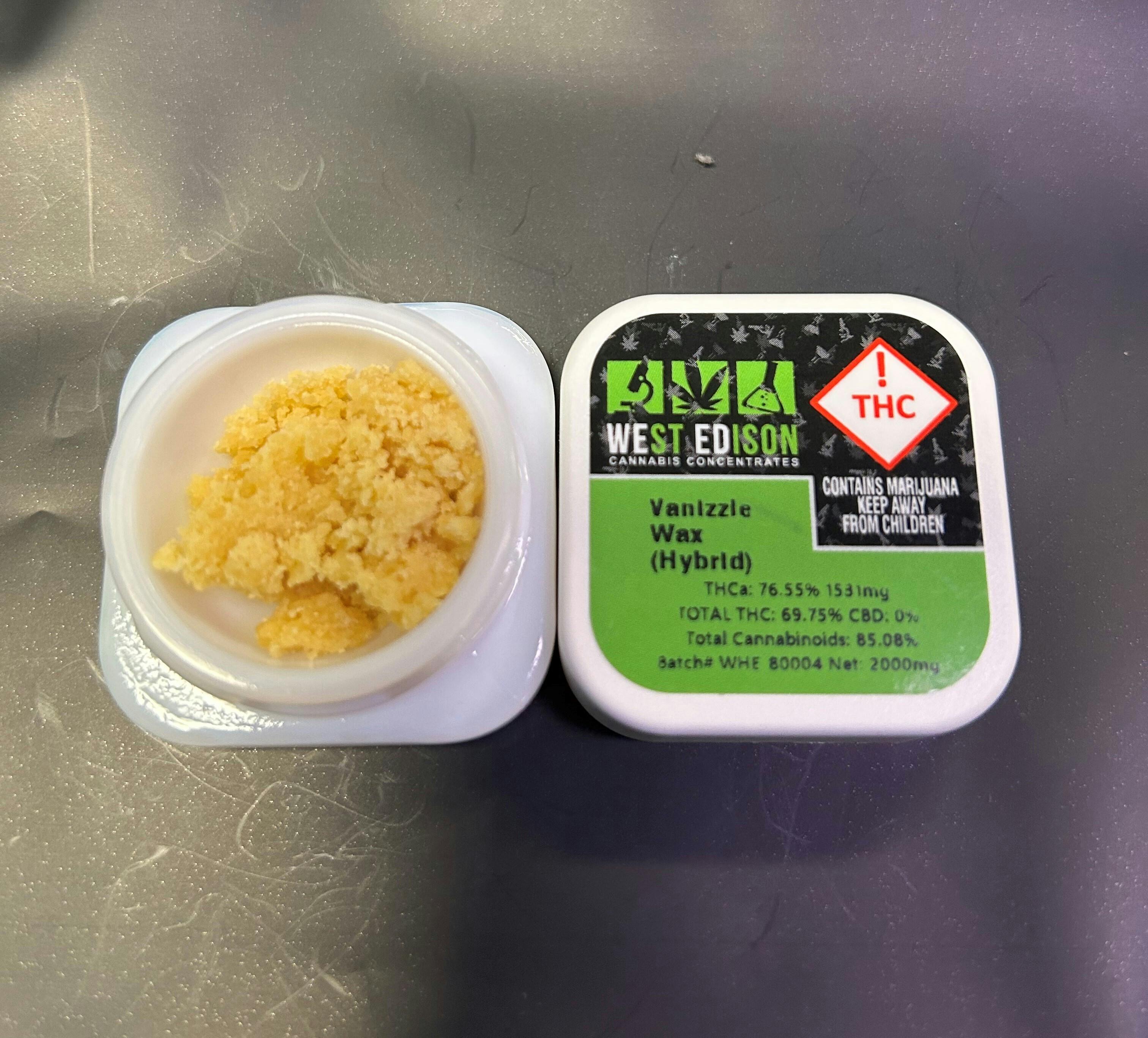Photograph of product: West Edsion Wax 2g - Vanizzle