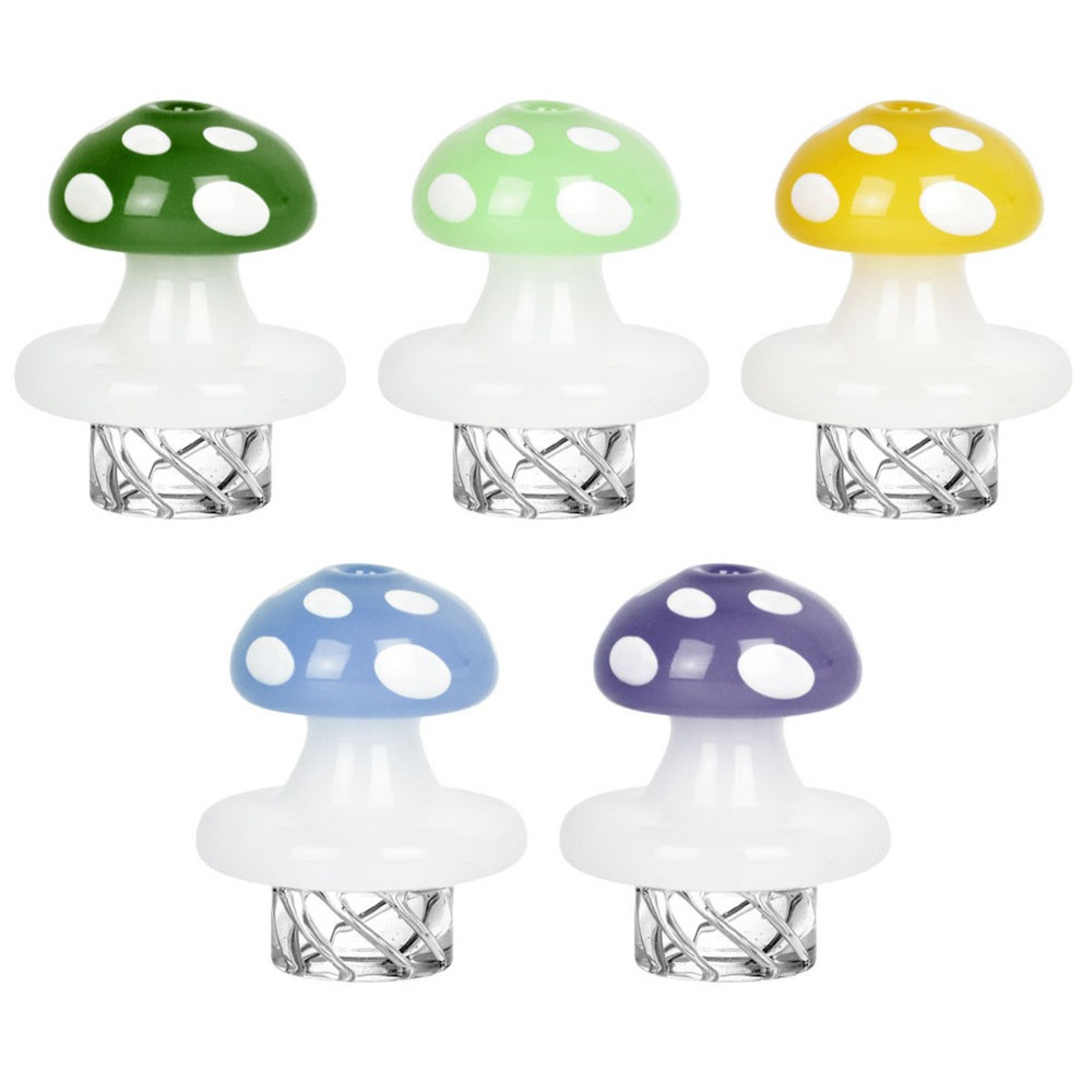 Photograph of product: Carb Cap | Mushroom Helix Spinner