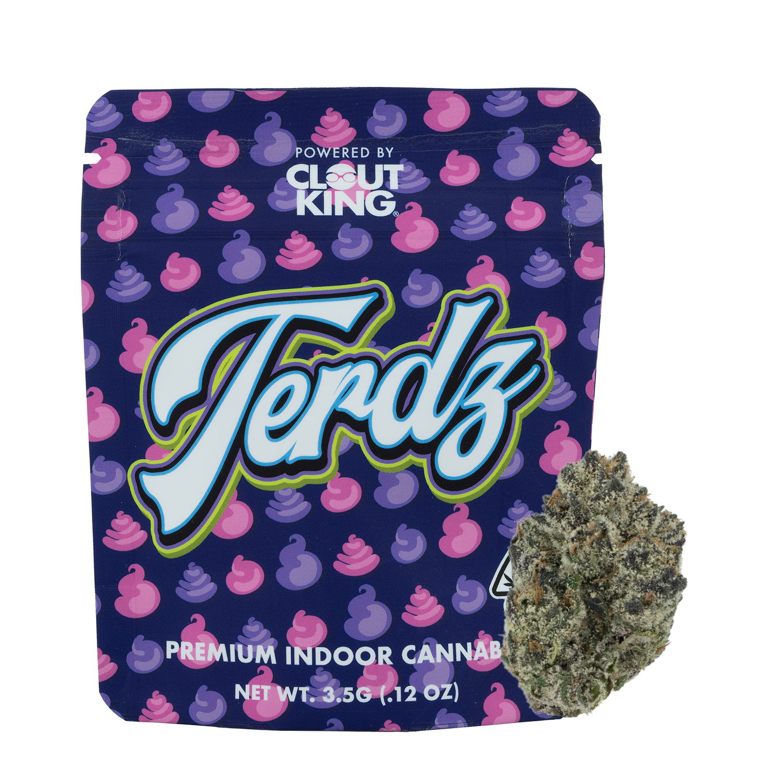 Photograph of product: Clout King - Prepack 8th - Terdz - 3.5g