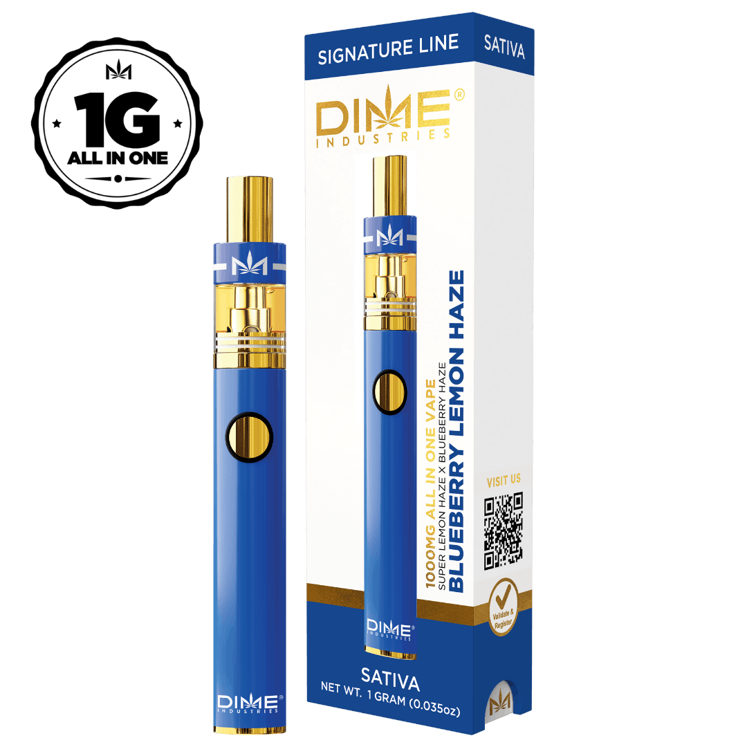 Photograph of product: BLUEBERRY LEMON HAZE - DIME - ALL IN ONE