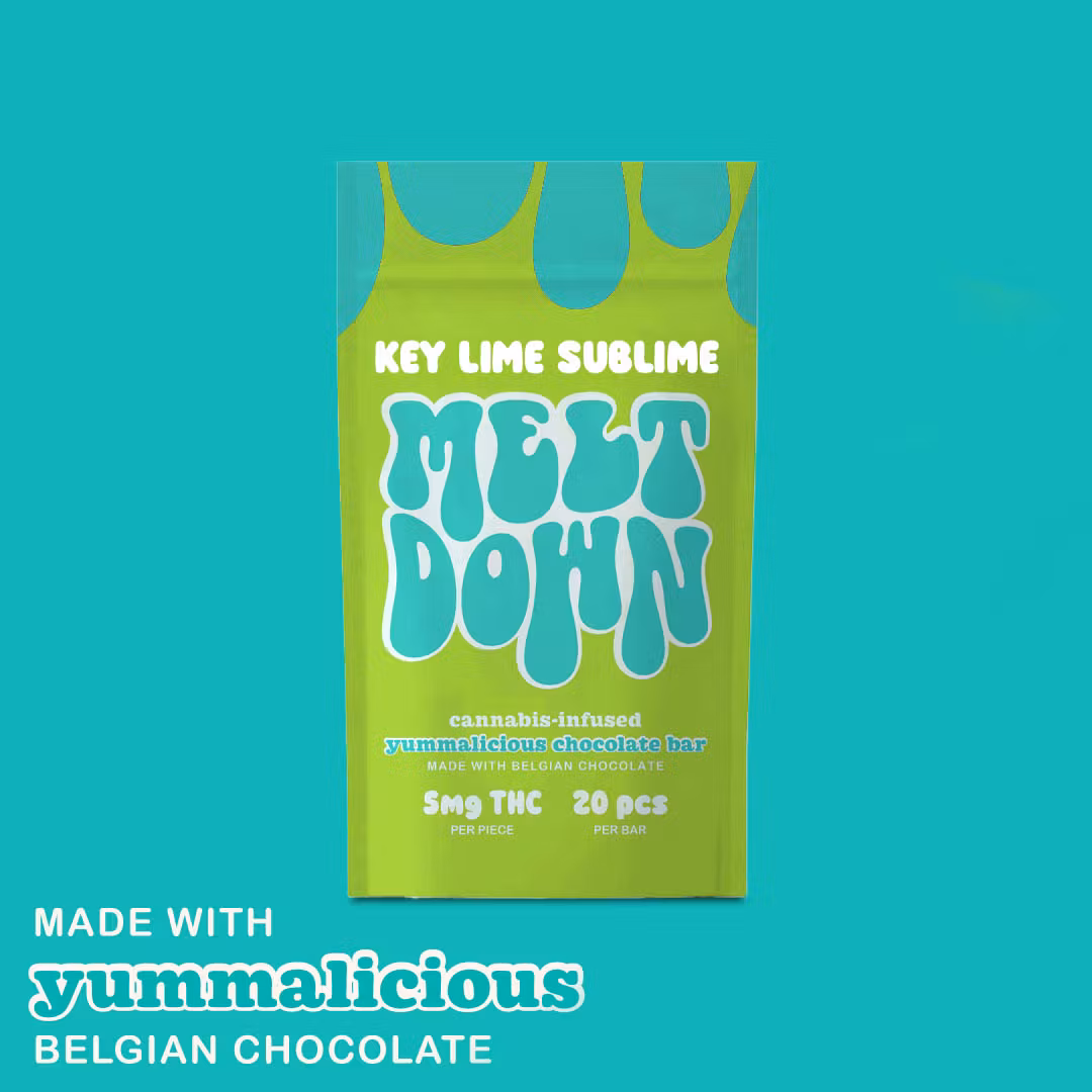 Photograph of product: Key Lime Sublime | Chocolate Bar | 100mg | 20ct (H)