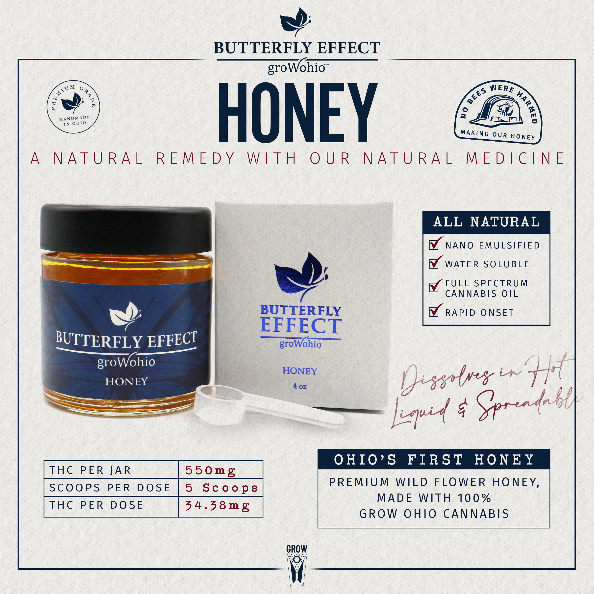 Photograph of product: Honey | 330mg