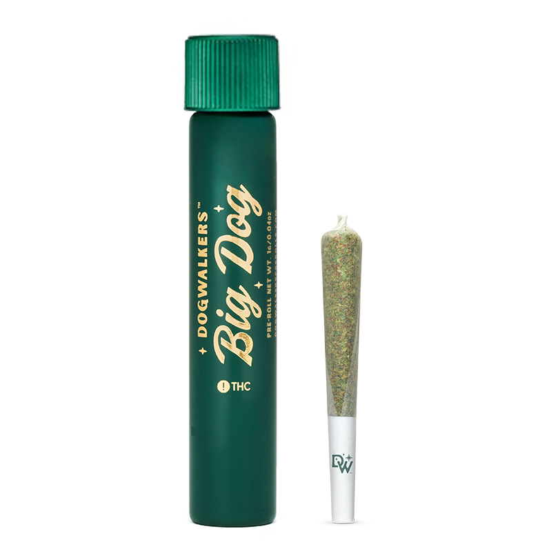 Photograph of product: Dogwalkers | Infused Big Dog Pre-Roll | Kong | 1g