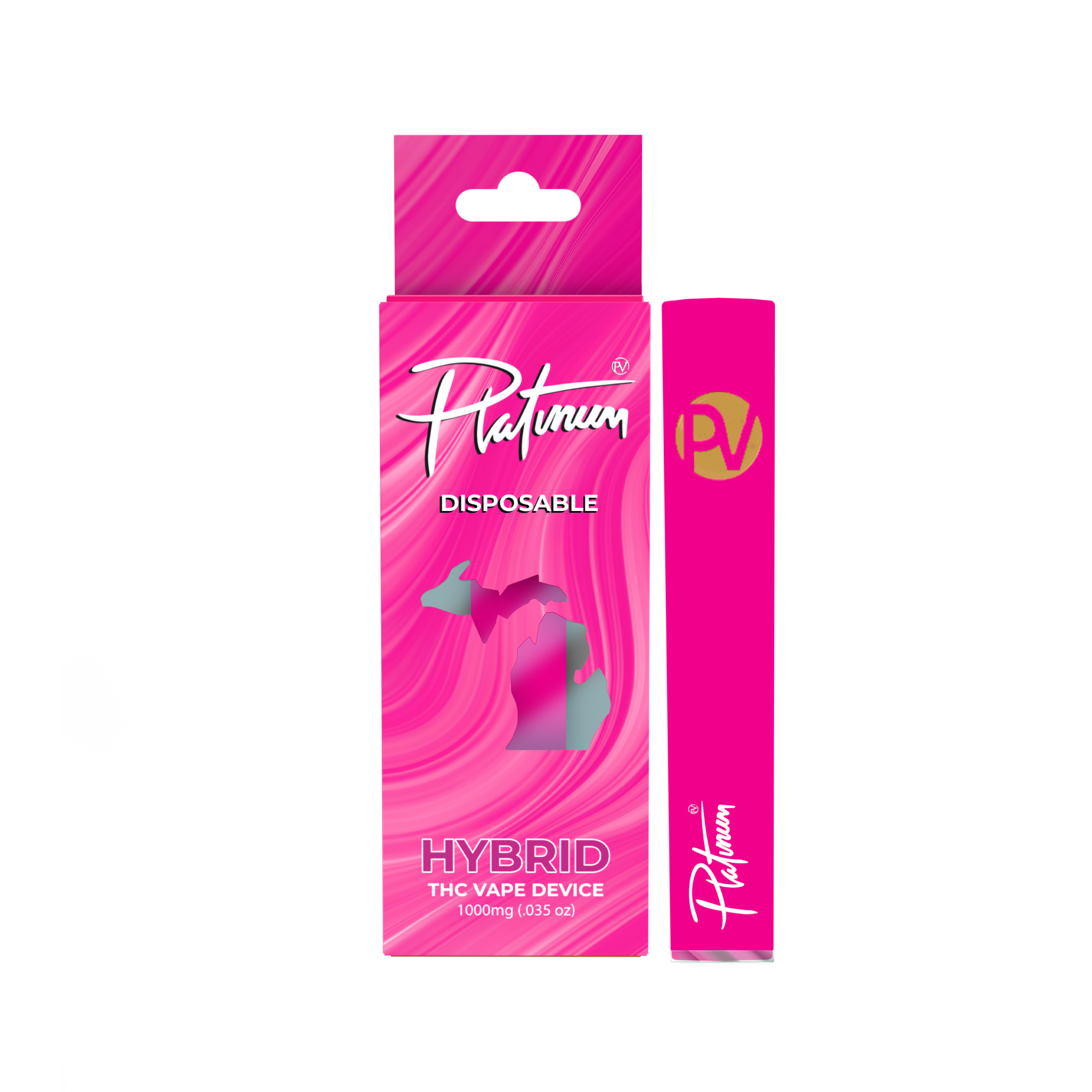 Photograph of product: Platinum Vape - Rocket Berry Disposable