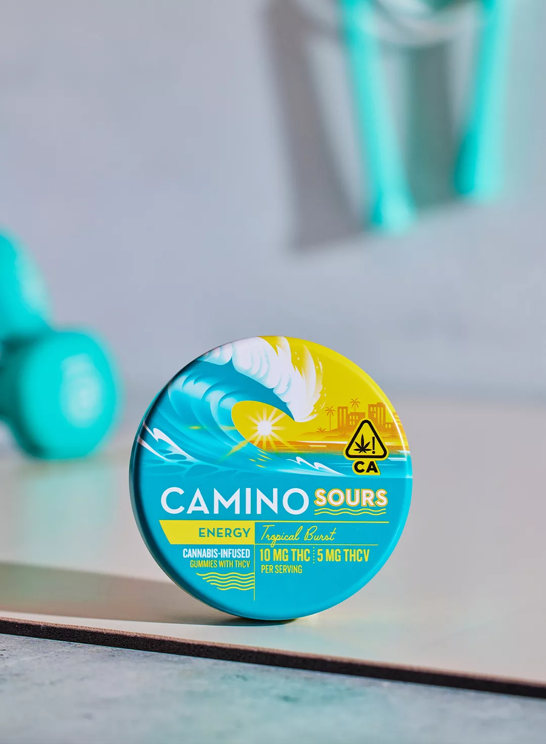 Photograph of product: Camino Sours | Tropical Burst Gummies | 200mg