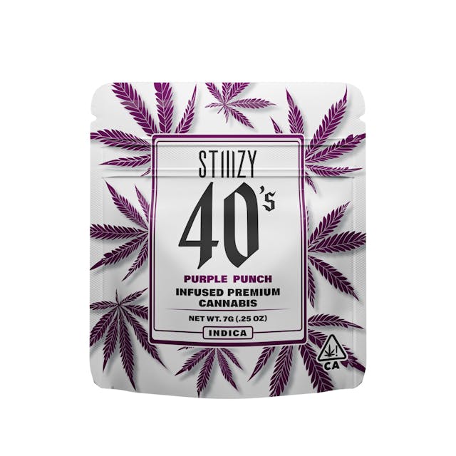 Photograph of product: Purple Punch 40's Coated Smalls (7G) - 