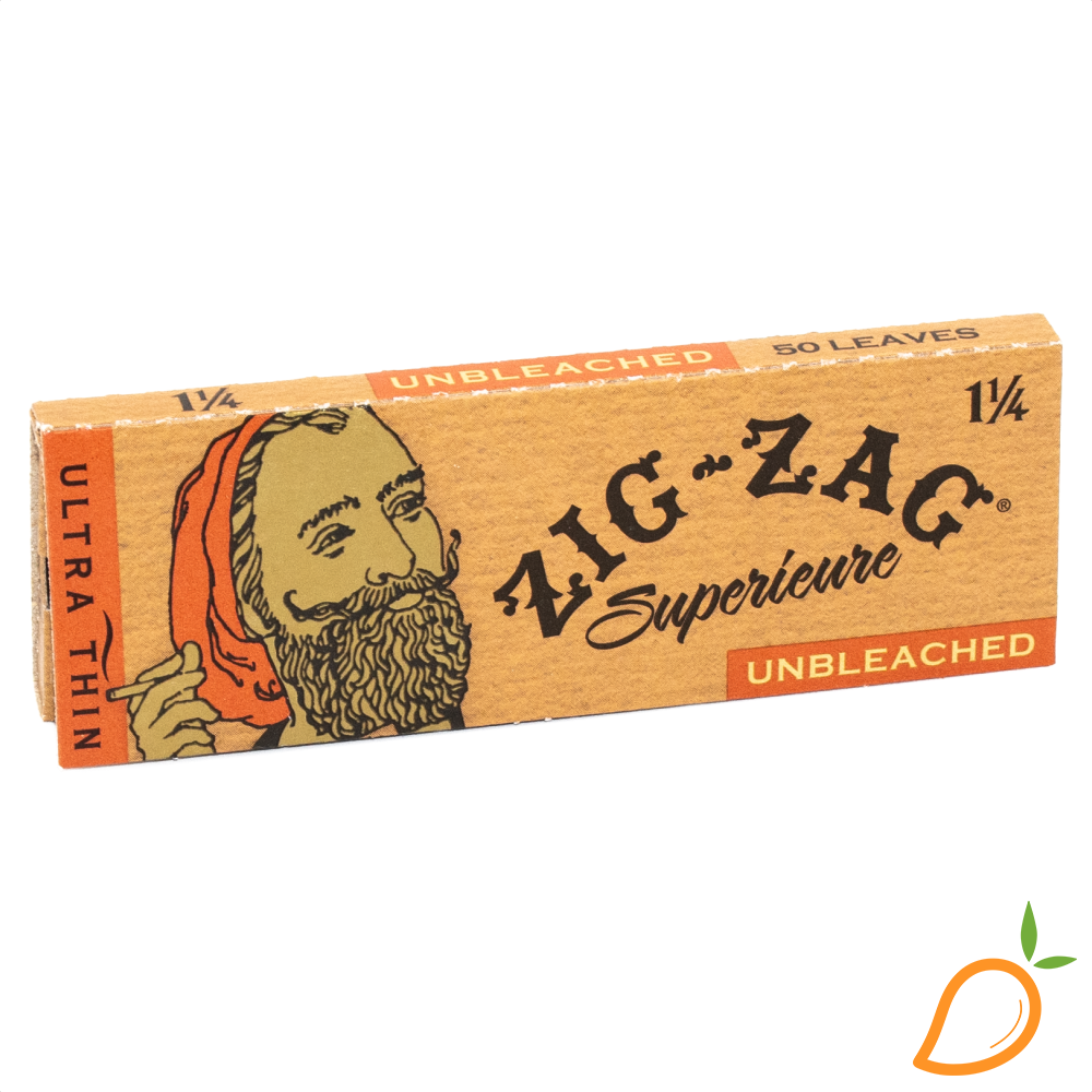Photograph of product: 1 1/4 Unbleached Superior Papers Zig Zag