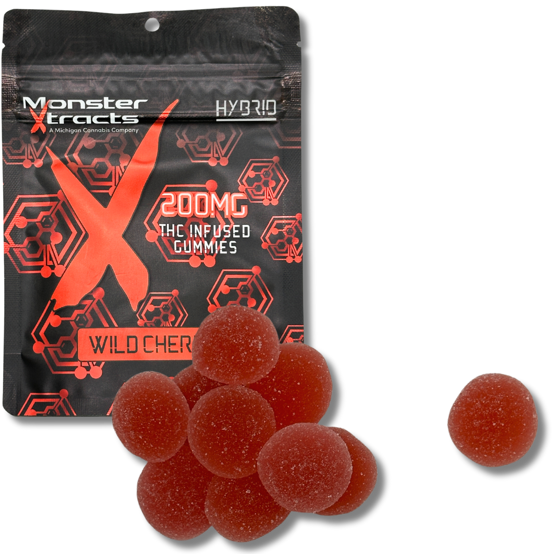 Photograph of product: Monster Medibles - Wild Cherry Gummies - 200mg