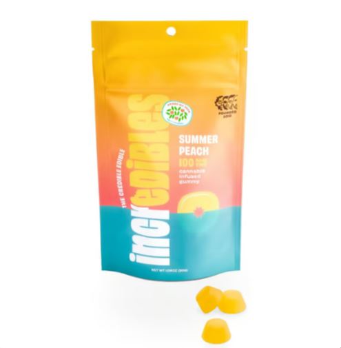 Photograph of product: Summer Peach Gummies 10mg x 10ct