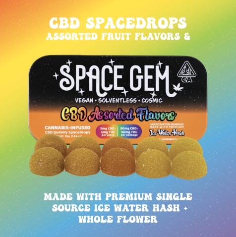 Photograph of product: CBD:TH-oui Gummy SpaceDrops 10ct | 100mg - Sales Floor