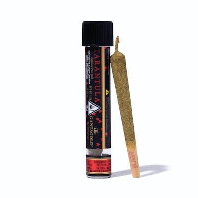 Photograph of product: D. Red Tarantula 1.2g Oui'd Blend - Kief Infused Pre Roll - Cereal Milk (S) - 