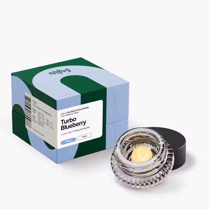 Photograph of product: MFNY | Turbo Blueberry Live Resin badder, 1g