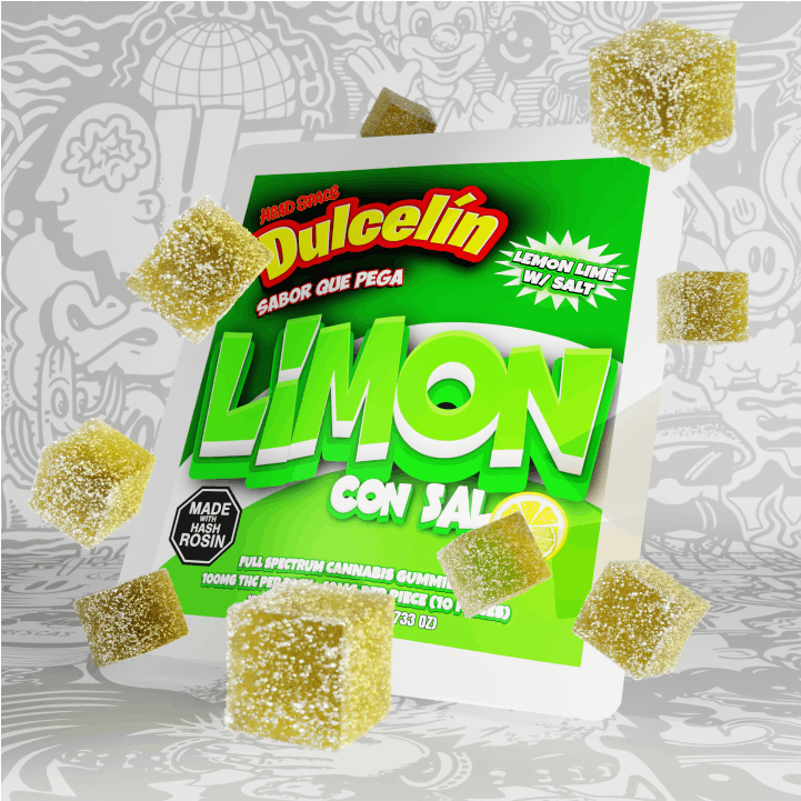 Photograph of product: HeadSpace - Dulcelin - Limon Con Sal 100mg Live Rosin Gummies