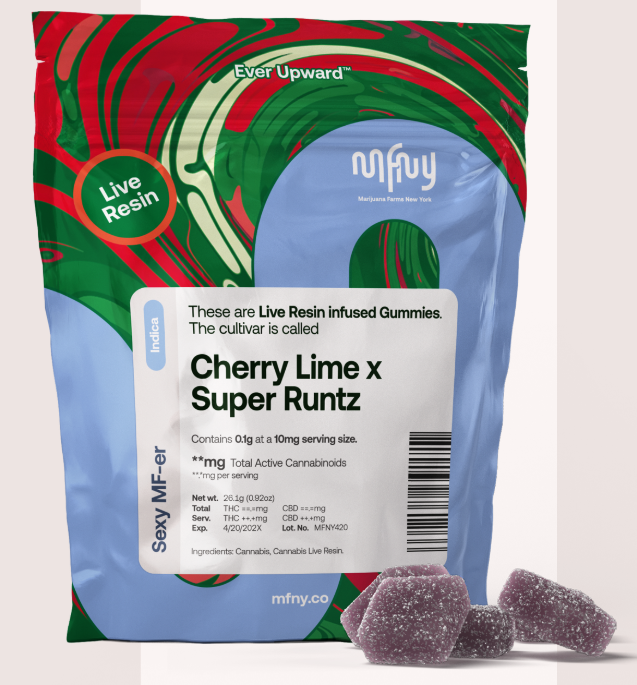 Photograph of product: MFNY | Cherry Lime x Super Runtz - 100mg Live Resin | 10pk