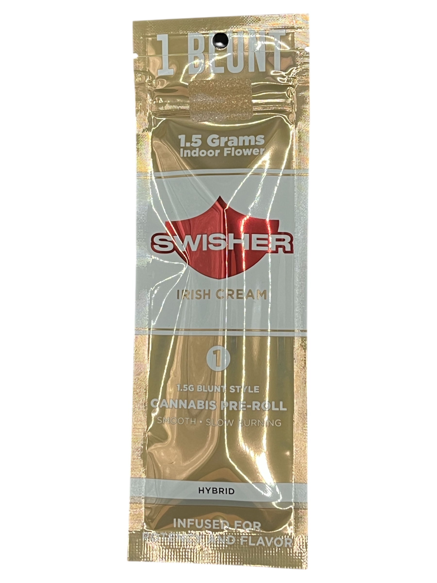 Photograph of product: SWISHER | IRISH CREAM | LIVE RESIN | INFUSED BLUNT