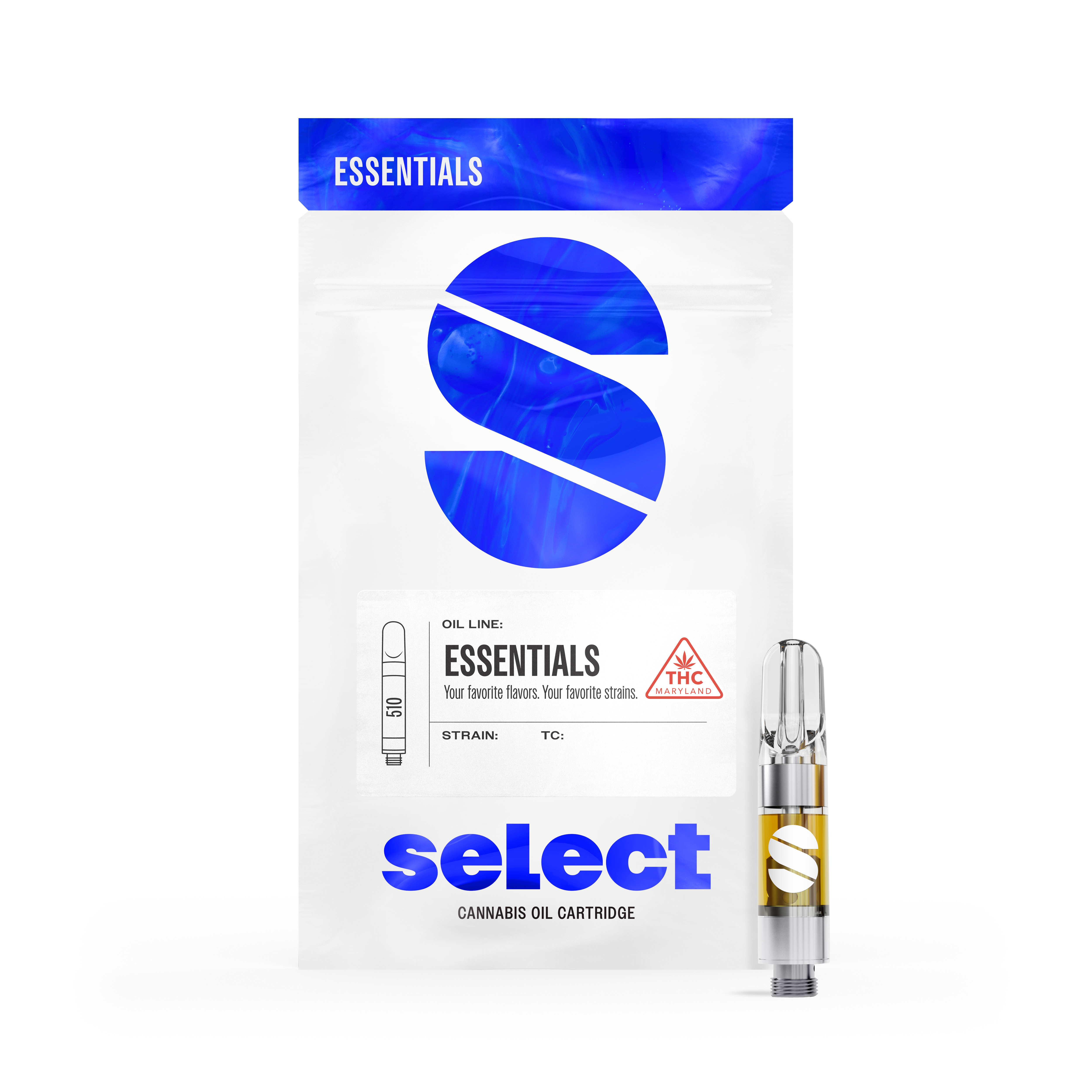 Photograph of product: Select Essentials | Super Sour Diesel Vape Cart