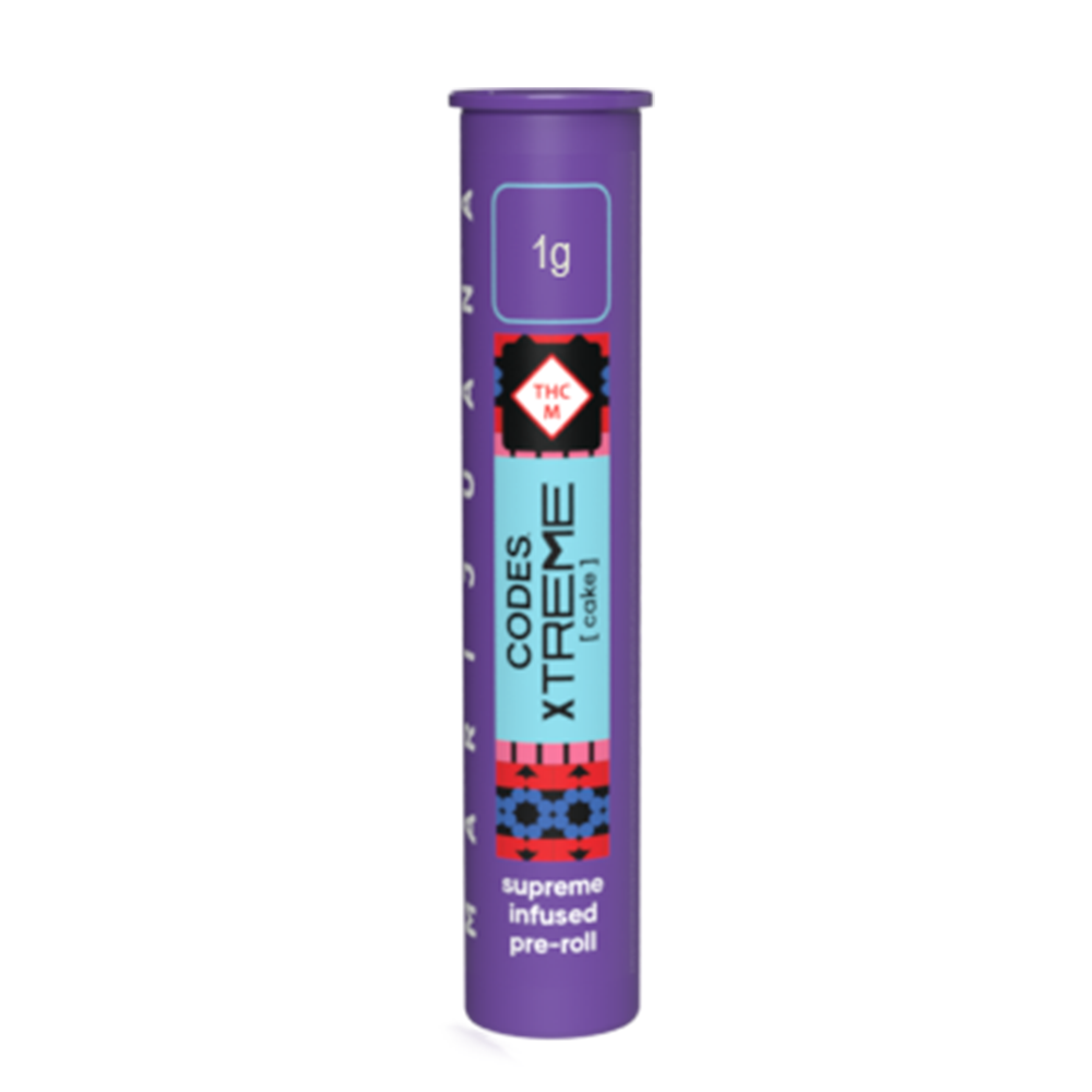 Photograph of product: Tropicana Banana + Cake XTREME Infused PreRoll (1g)