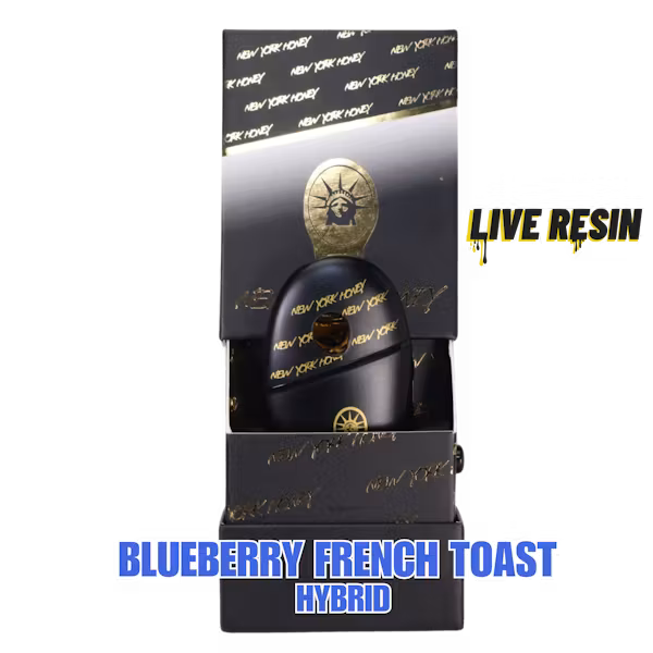 Photograph of product: New York Honey | Live Resin Disposable Vape Blueberry French Toast