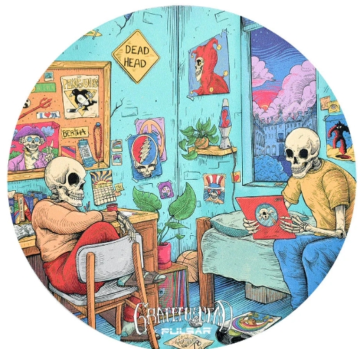 Photograph of product: Pulsar Grateful Dead x Pulsar DabPadz Dab Mat  8"