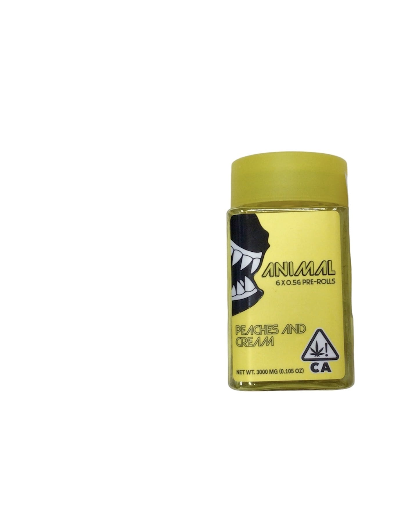 Photograph of product: Animal- Peaches And Cream 6pk Infused Prerolls