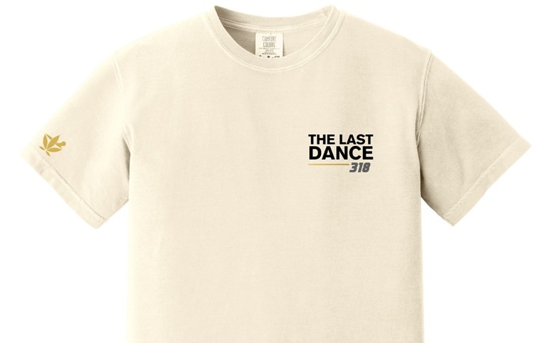 Photograph of product: DUSTIN POIRIER'S LAST DANCE T-SHIRT