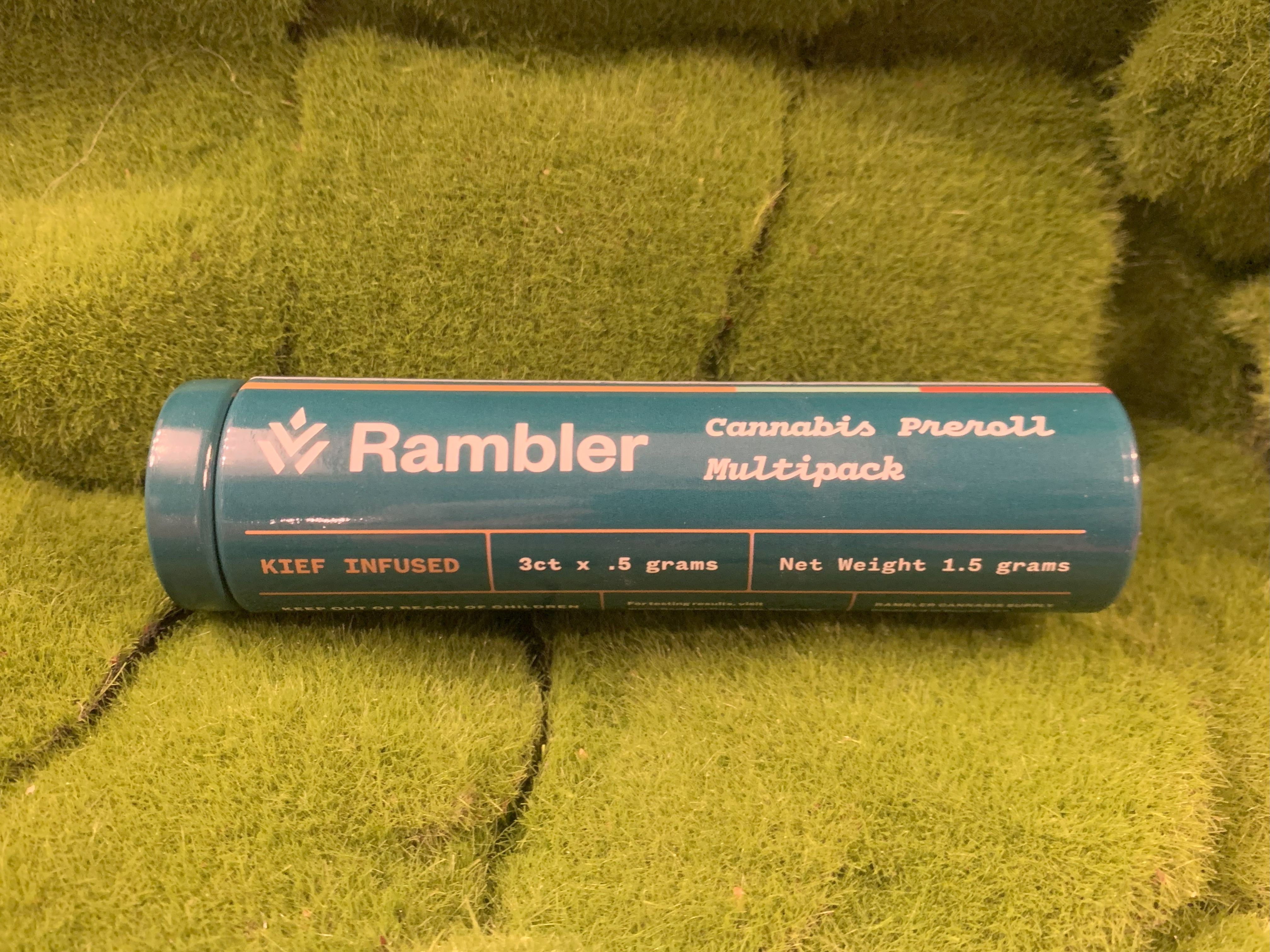 Photograph of product: Kief Infused Pre Roll 3 Pack | OG Chem | Rambler Oui'd Supply