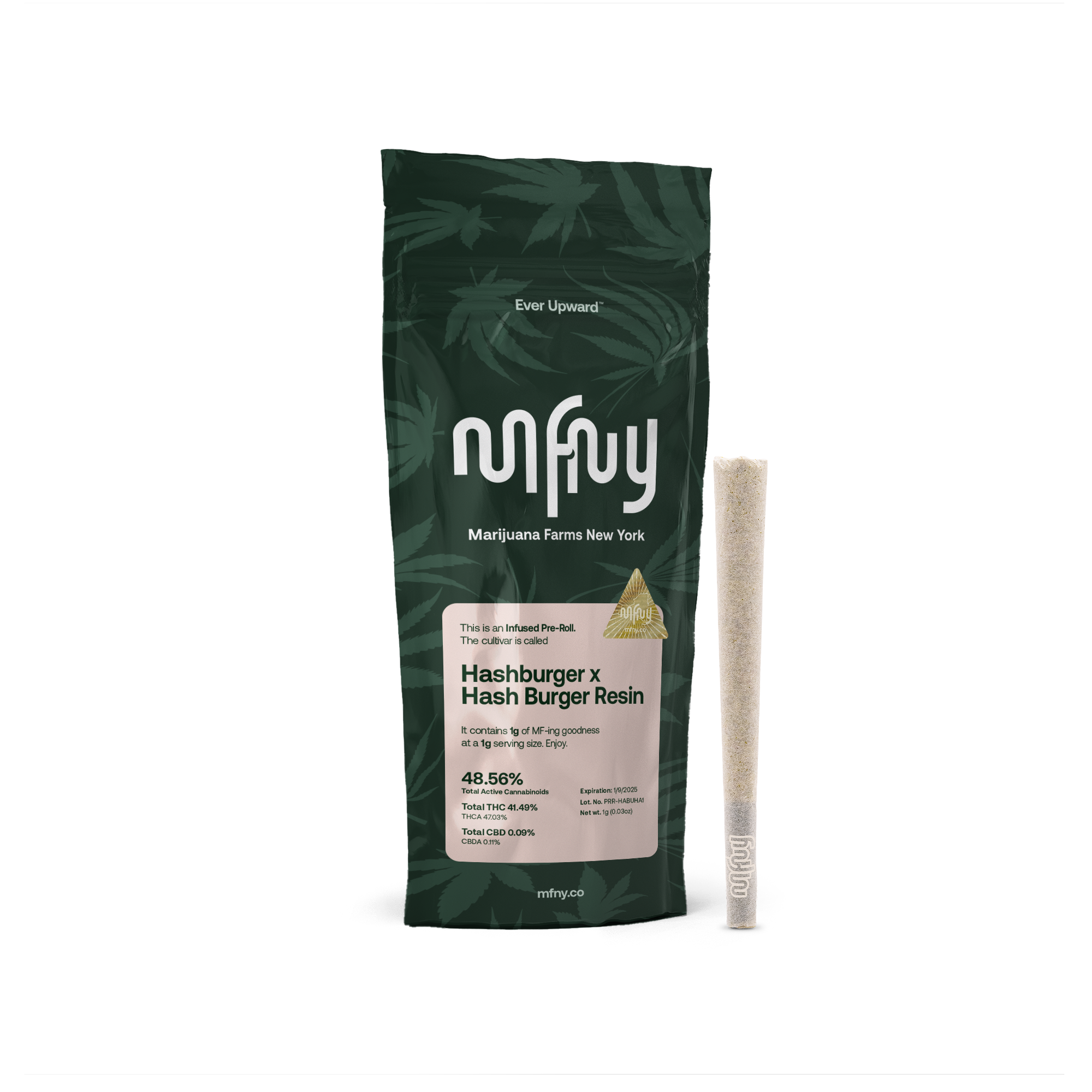 Photograph of product: au chocolat Burger x au chocolat Burger Resin | 1g Infused Pre-Roll