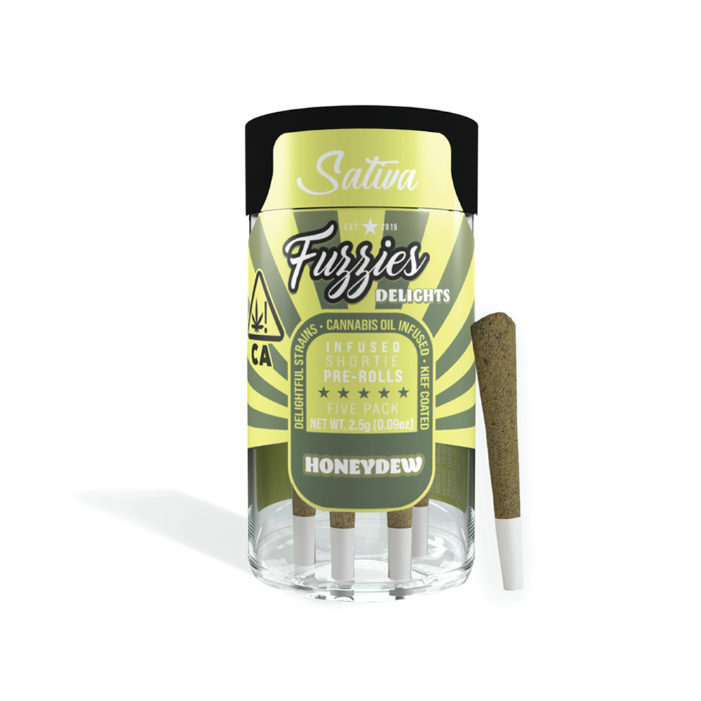 Photograph of product: HONEYDEW DELIGHTS INFUSED PRE-ROLL 5-PACK [2.5 G]