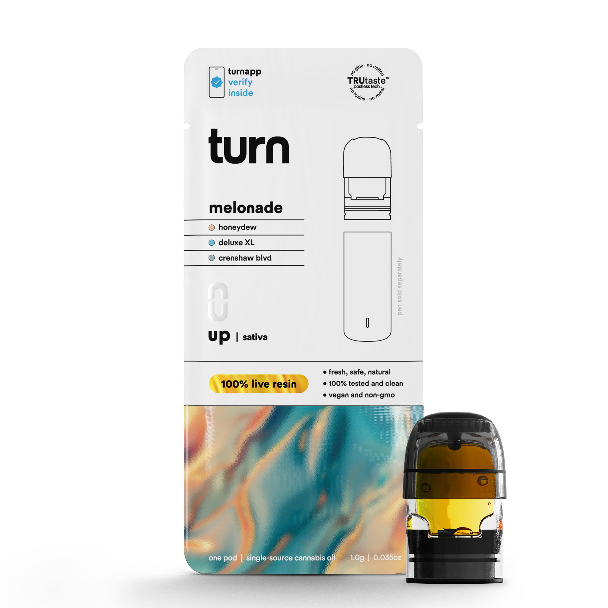 Photograph of product: Turn Live Resin Pod Melonade