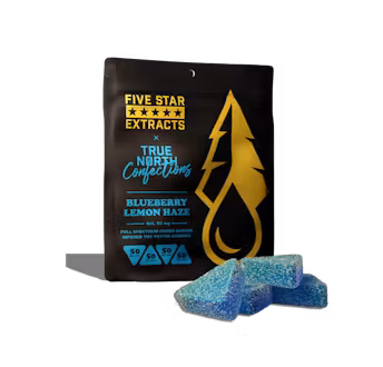 Photograph of product: True North x Five Star Extracts | Blueberry Lemon Haze Full Spectrum | 200mg