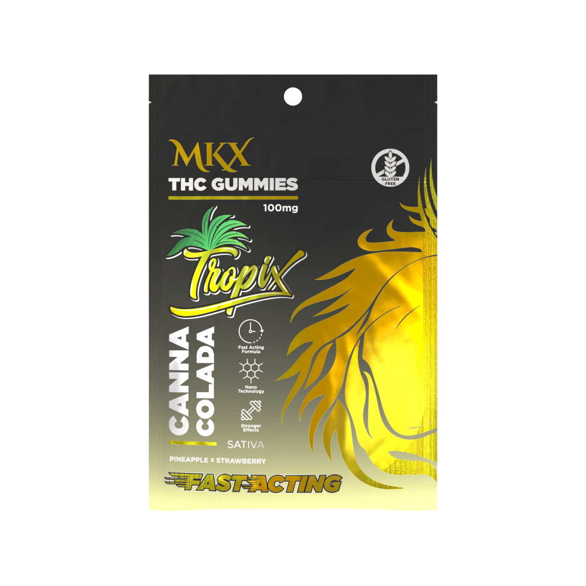 Photograph of product: Canna Colada TropiX Gummies | 100mg