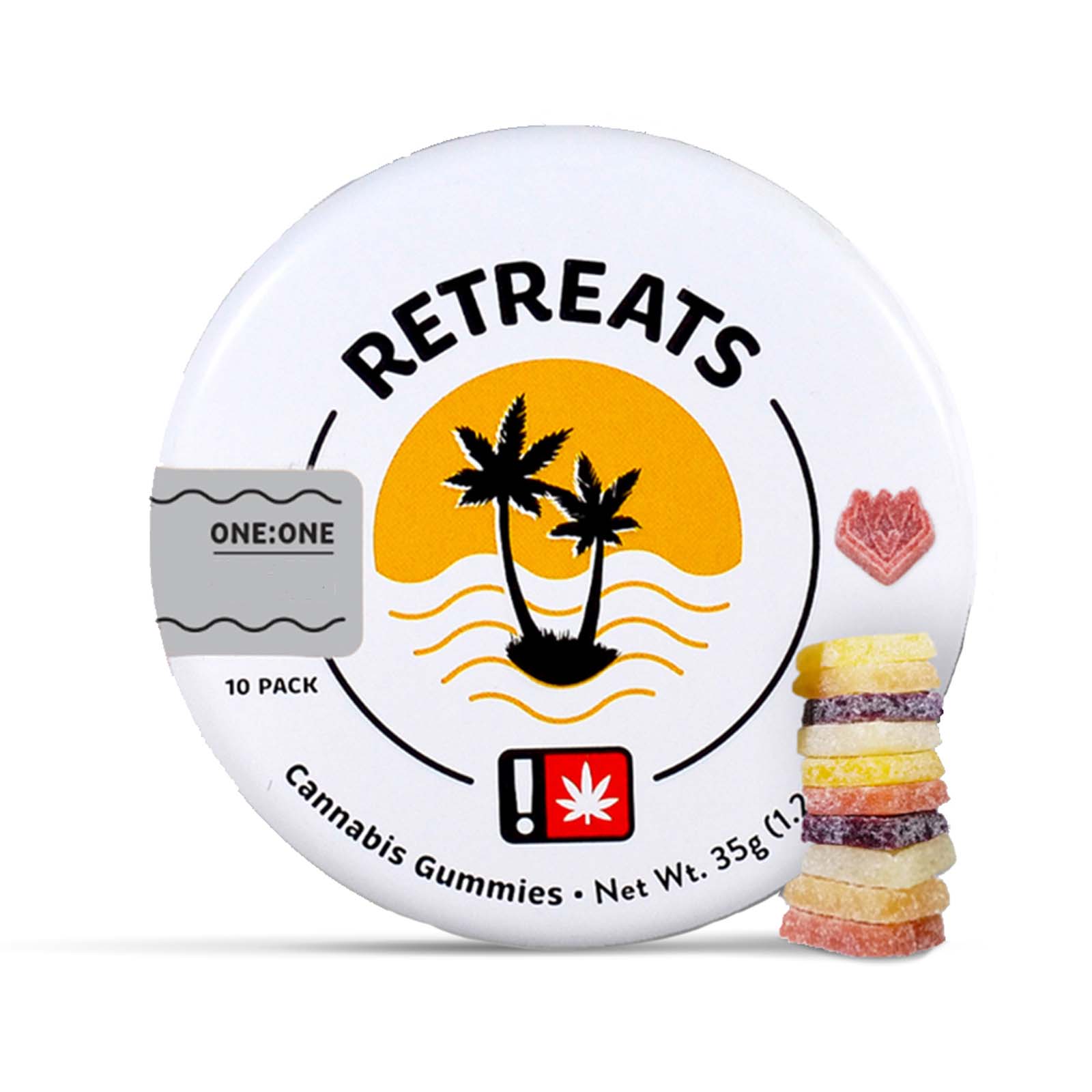 Photograph of product: WVA | Retreat 1:1 Gummies