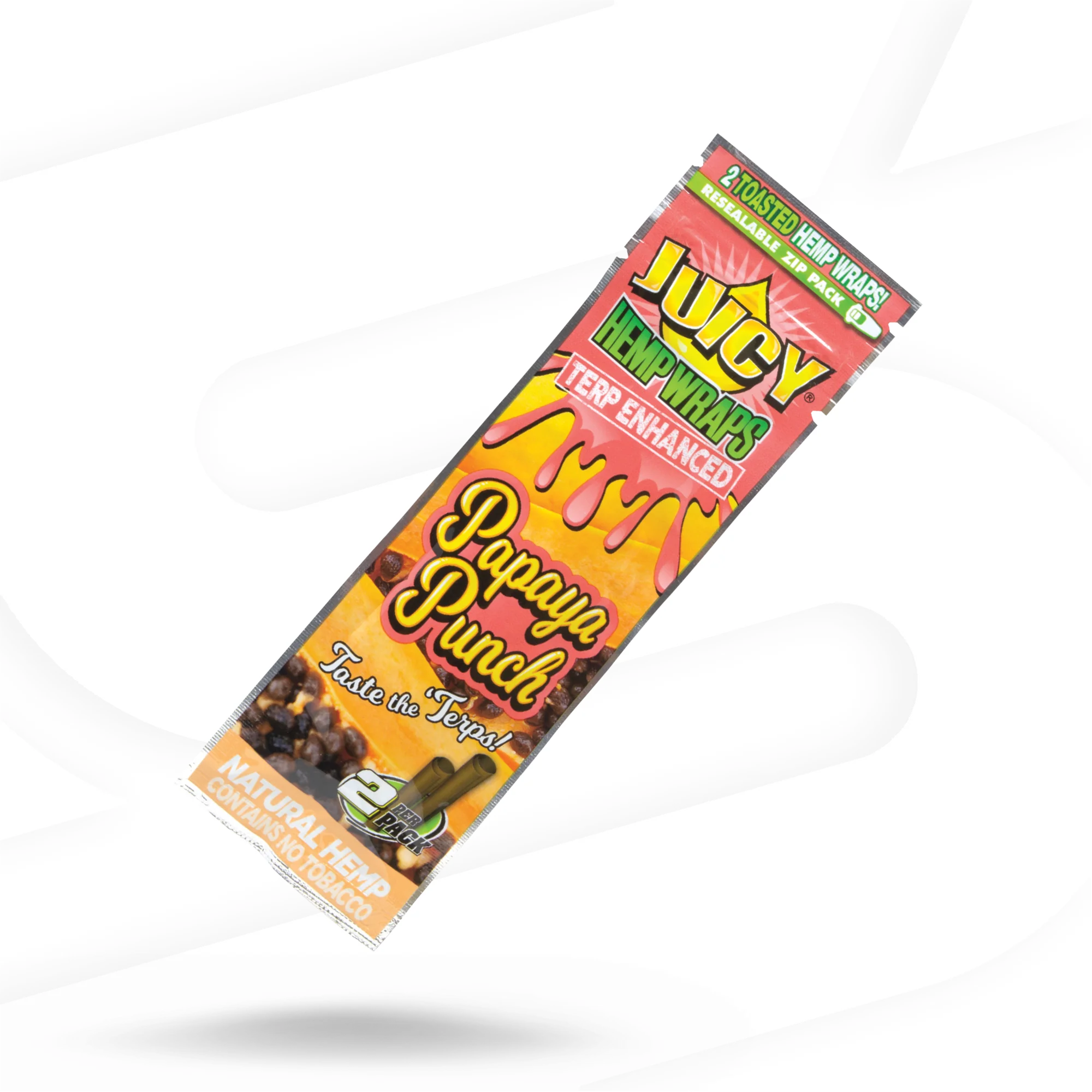 Photograph of product: Flavored Hemp Wraps | Papaya Punch