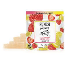 Photograph of product: [Punch] TH-oui Gummies -100mg - Strawberry Lemonade (H) - 