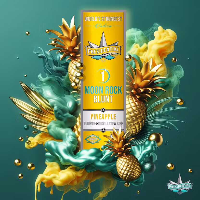 Photograph of product: Presidential - Pineapple - Single Moon Rock Blunt