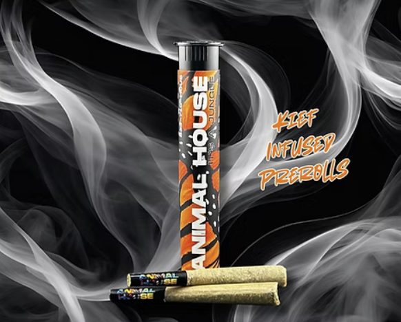 Photograph of product: Animal House | Iced Sangria | 3pk 0.5G Kief Infused Pre-roll
