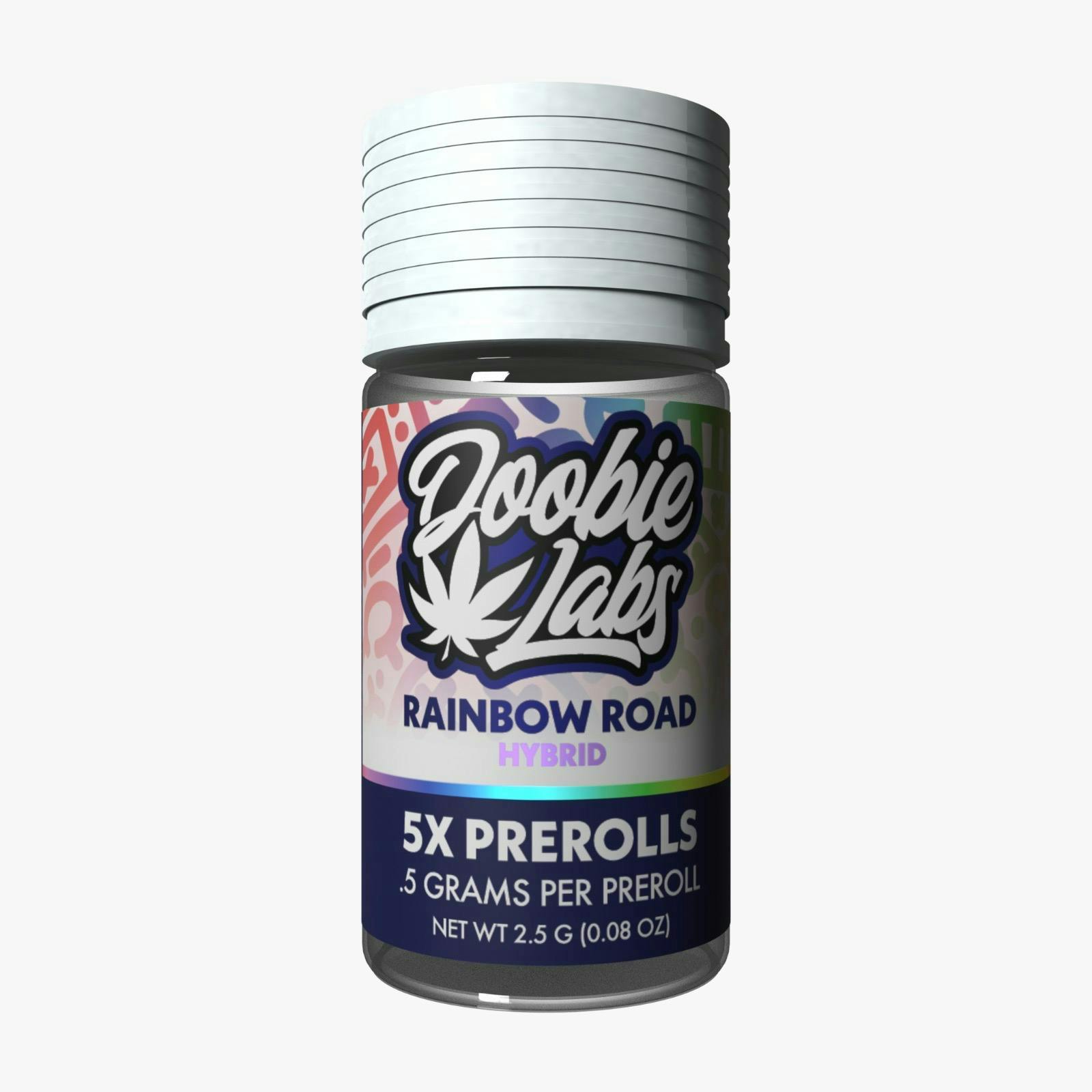 Photograph of Product: 5-pack Pre-Rolls - Rainbow Road