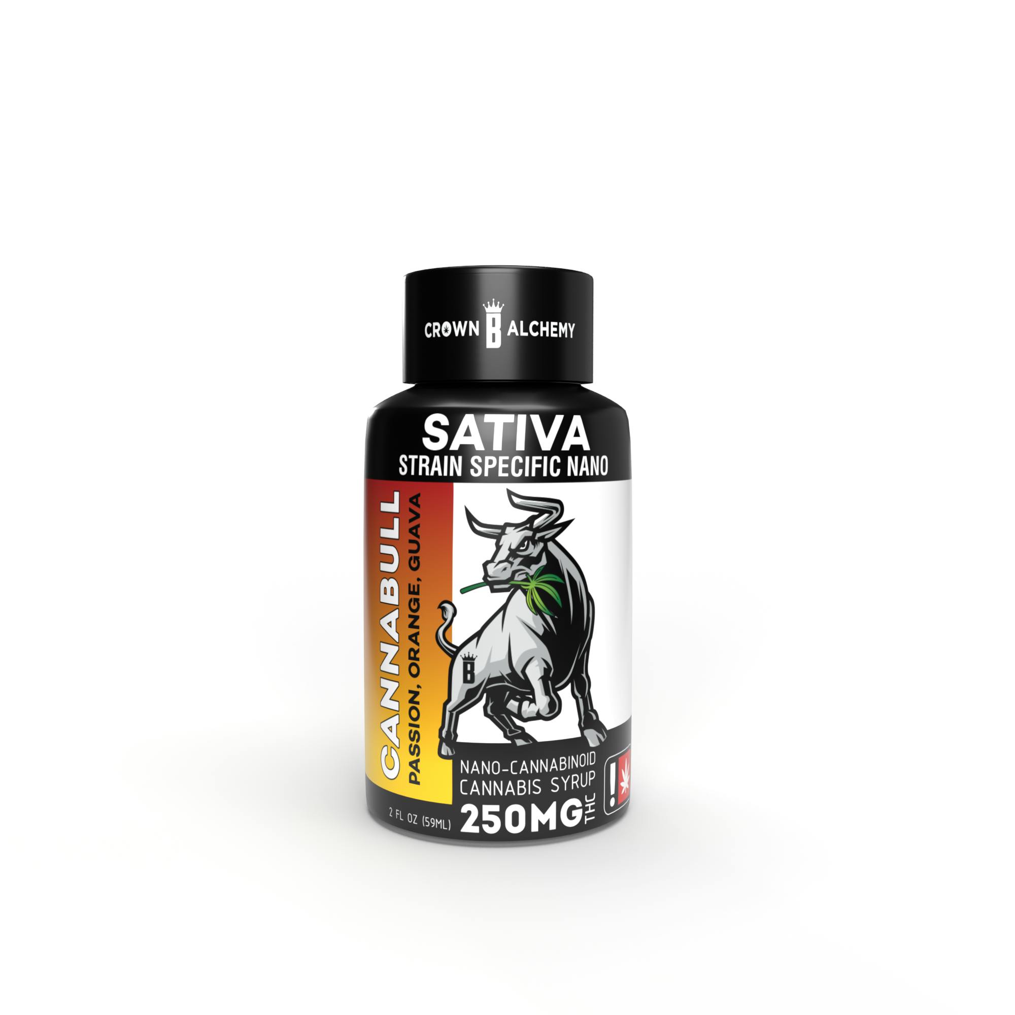 Photograph of product: Cannabull Passion Orange Guava 250mg