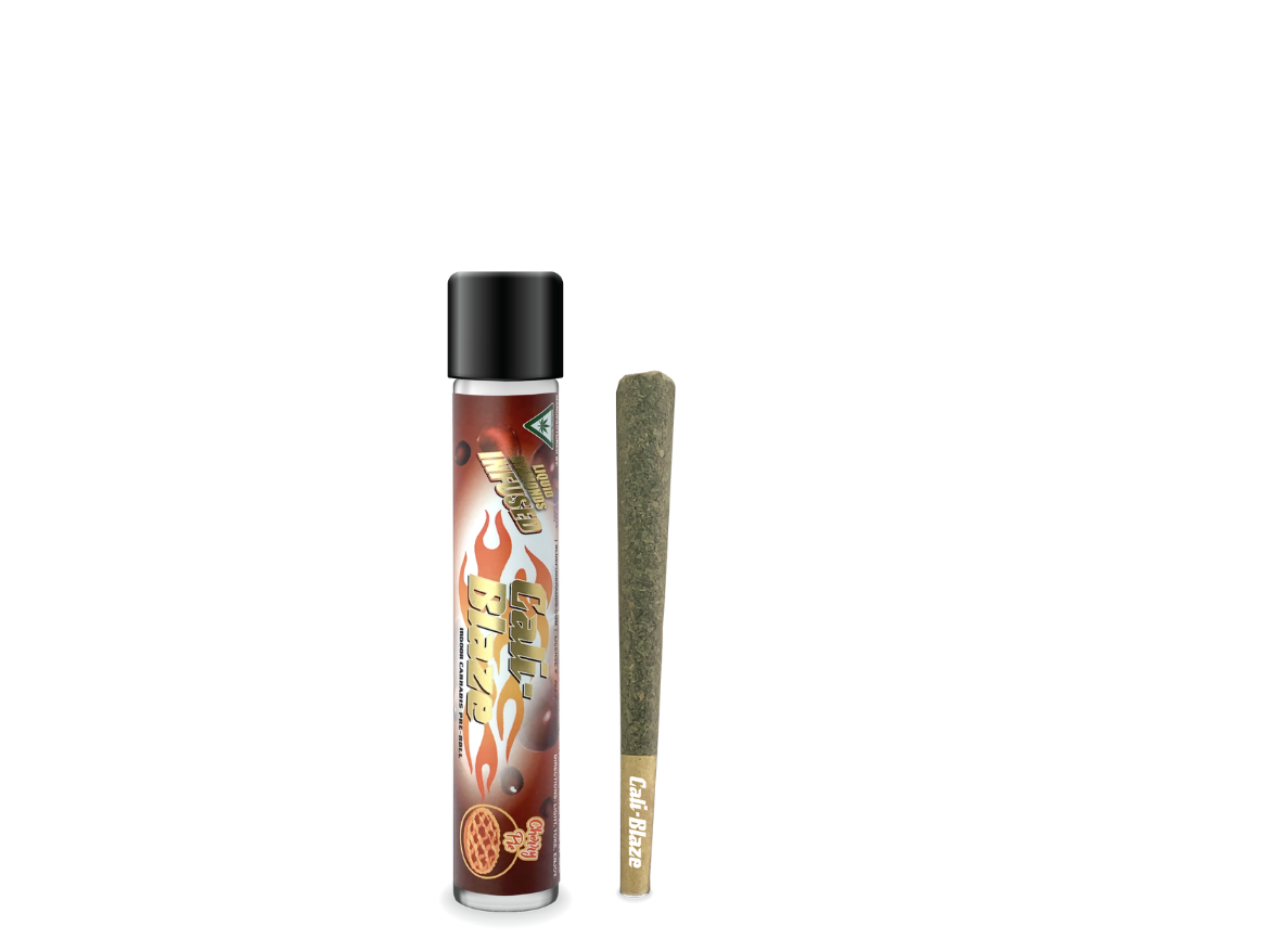 Photograph of product: Cali-Blaze Cherry Pie 1g Infused Preroll