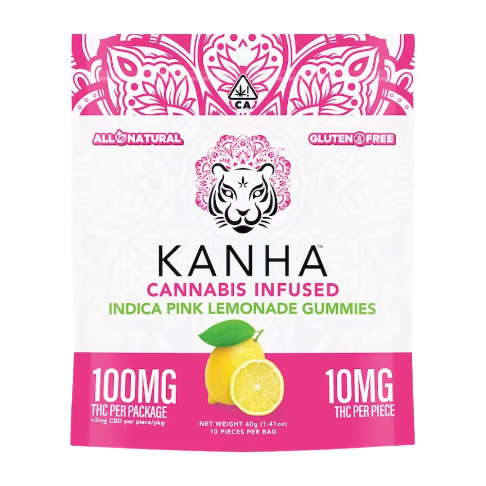 Photograph of product: INDICA PINK LEMONADE GUMMIES 100MG - KANHA