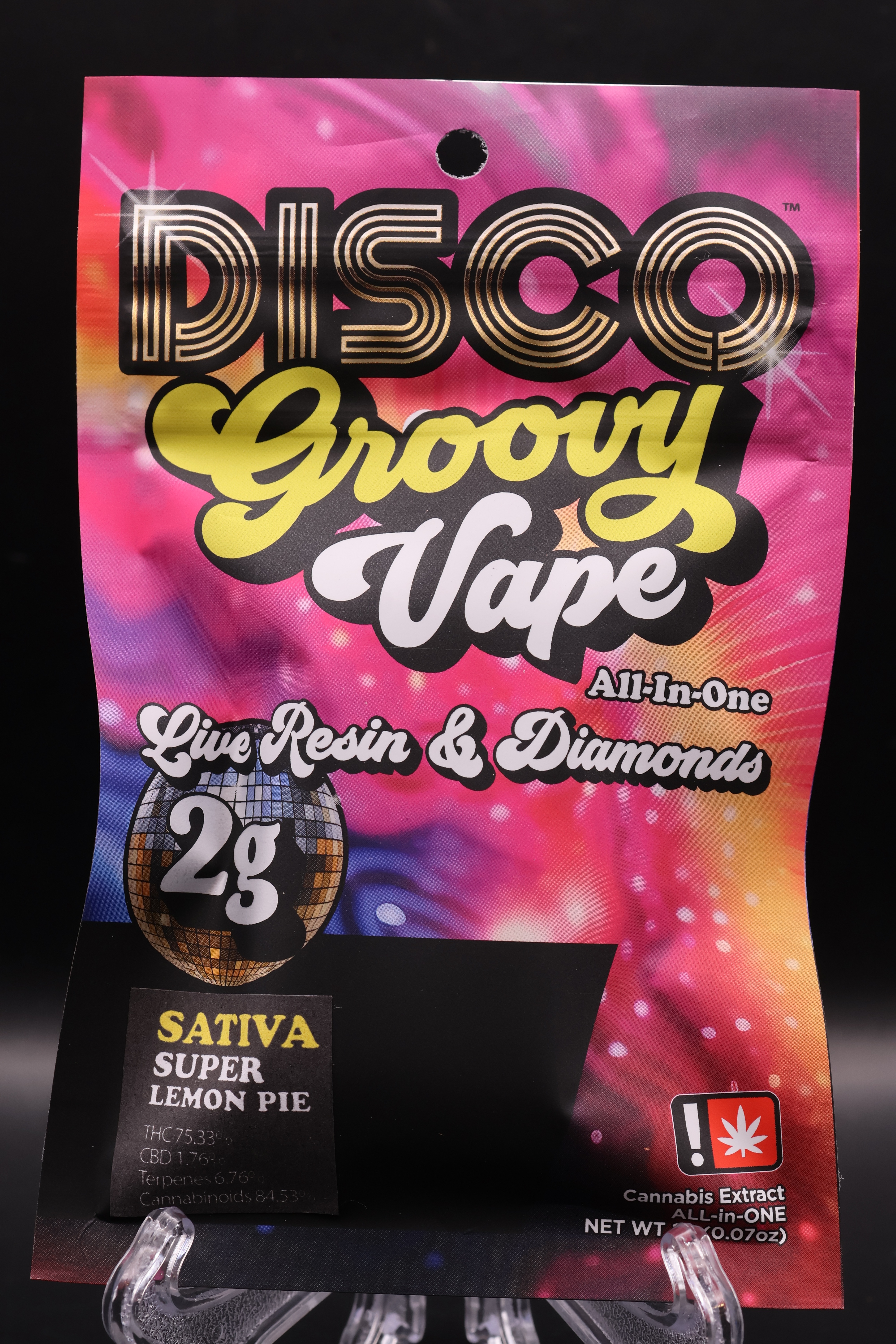 Photograph of product: Super Lemon Pie Live Resin & Diamonds POD (Disco)