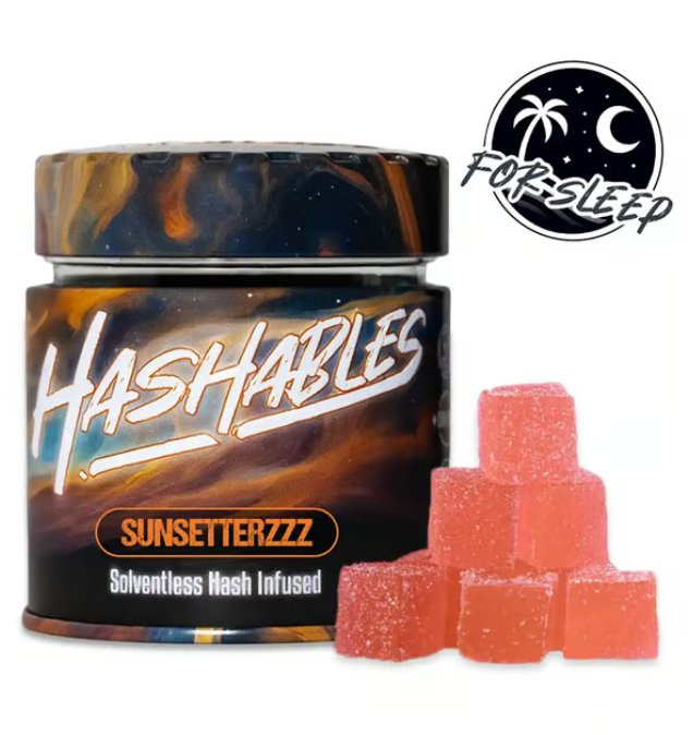 Photograph of product: au chocolatables Sunsetterzzz REMberry 100mg 20pk Gummies