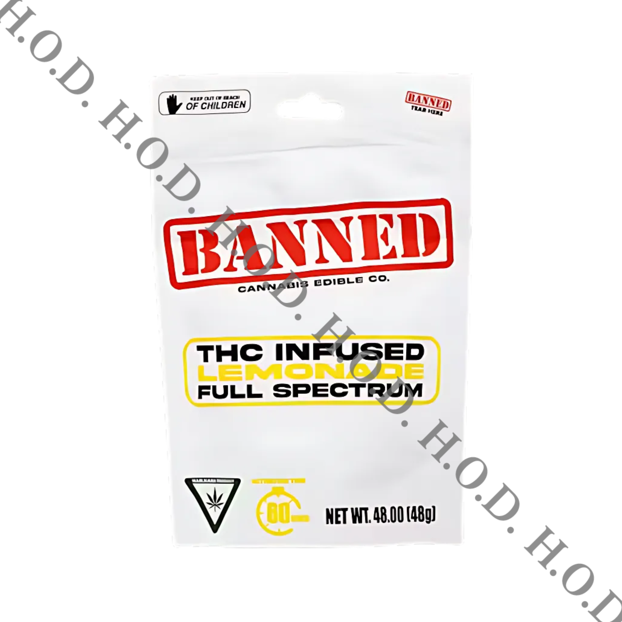 Photograph of product: Banned Lemonade Gummy Clusters 200mg