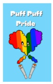 Photograph of product: Smoke Signals | Pride Card | 1pc